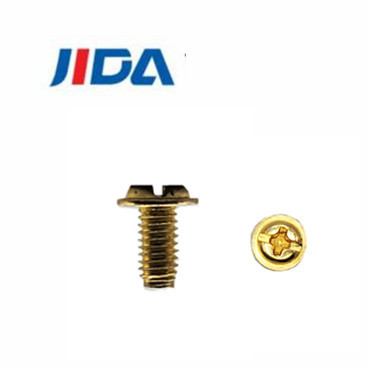 Özel Pirinç Tava Başlı Phillips Makine Vidaları M3.5x6.8mm
