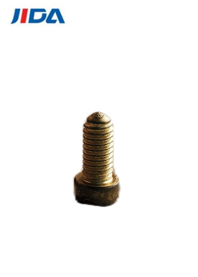 Pirinç Kombinasyonu Oluklu Phillips Makine Vidaları Yuvarlak Kuyruk M3.5x6.6mm