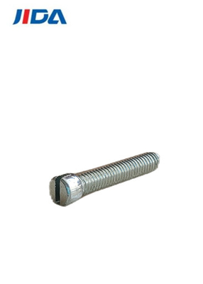 M3 X 16mm Yuvarlak Oluklu Başlı Makine Vidası Mavi Beyaz Çinko