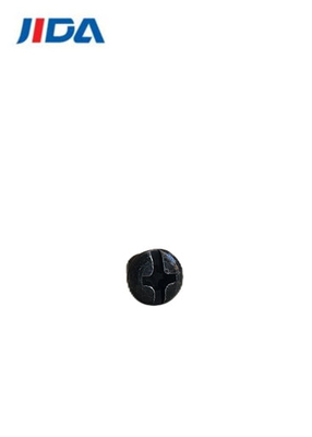 Siyah Çinko Tava Başlı Çapraz Bileşik Yivli Phillips Makine Vidaları M5 x 6.4mm